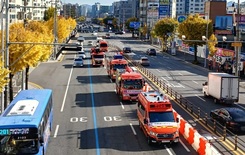 대전서부소방서 불조심 강조의 달... 화재예방 ‘소방차 퍼레이드’ 캠페인 