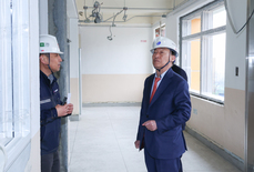 설동호 교육감, 해빙기 공사현장 점검